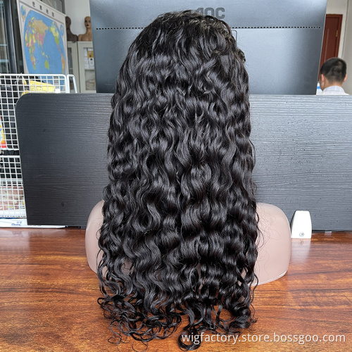 Wholesale Brazilian Virgin Curly Human Hair Lace Wig,Human Lace Front Hair Wig,Natural Wave Cuticle Aligned Hair Wig